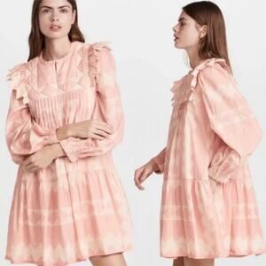Sea New York Pink Ruffle Dress